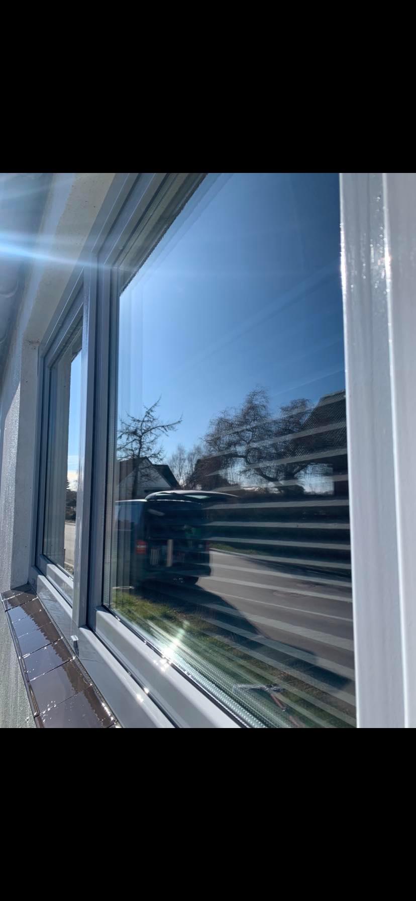 Vinduer før og efter pudsning